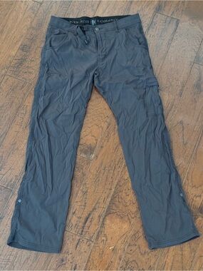 Prana Men’s Charcoal Convertible Cargo Pants
